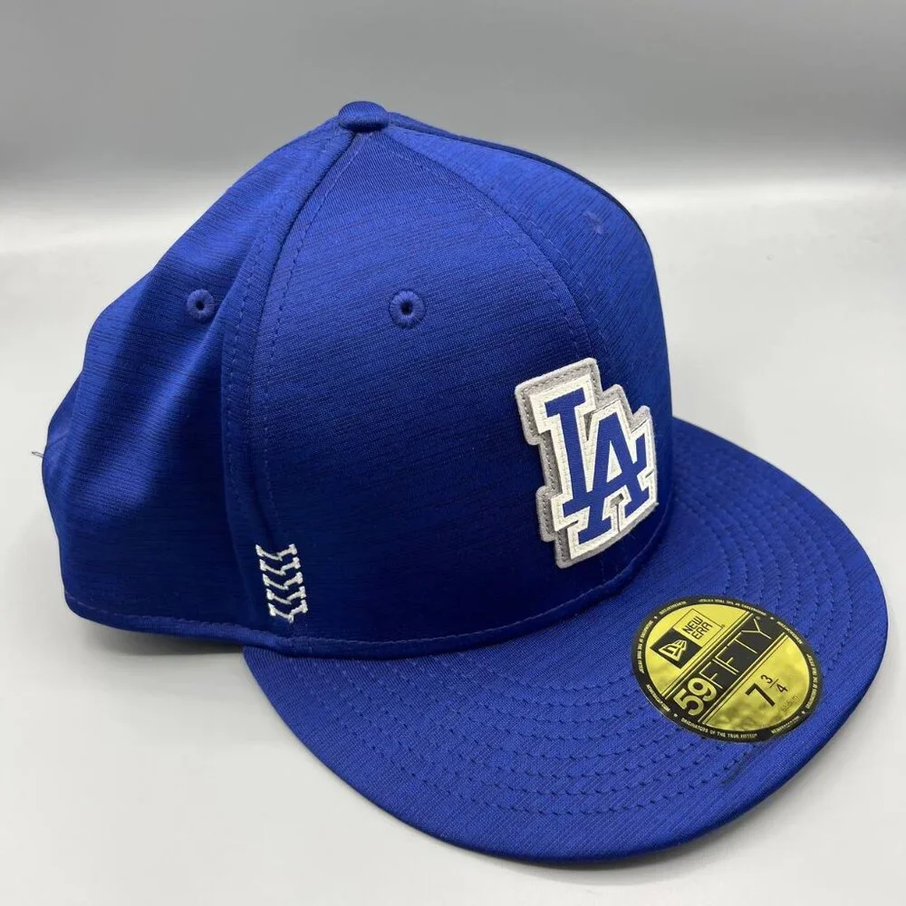 Los Angeles LA Dodgers 7 3/4 Blue Gray 59Fifty New Era MLB Fitted Cap New‎